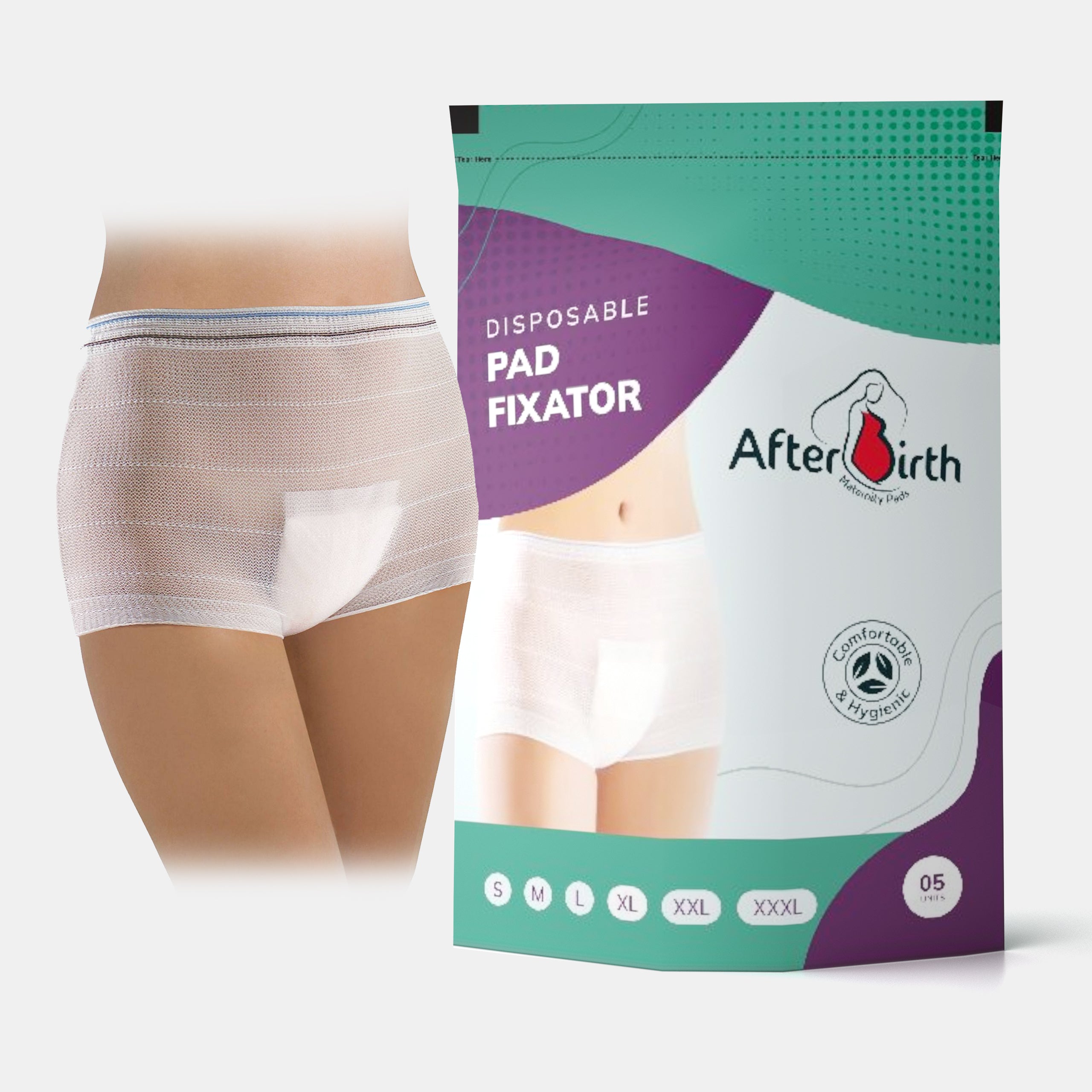 AfterBirth Fixator | For Use with Maternity Pads only