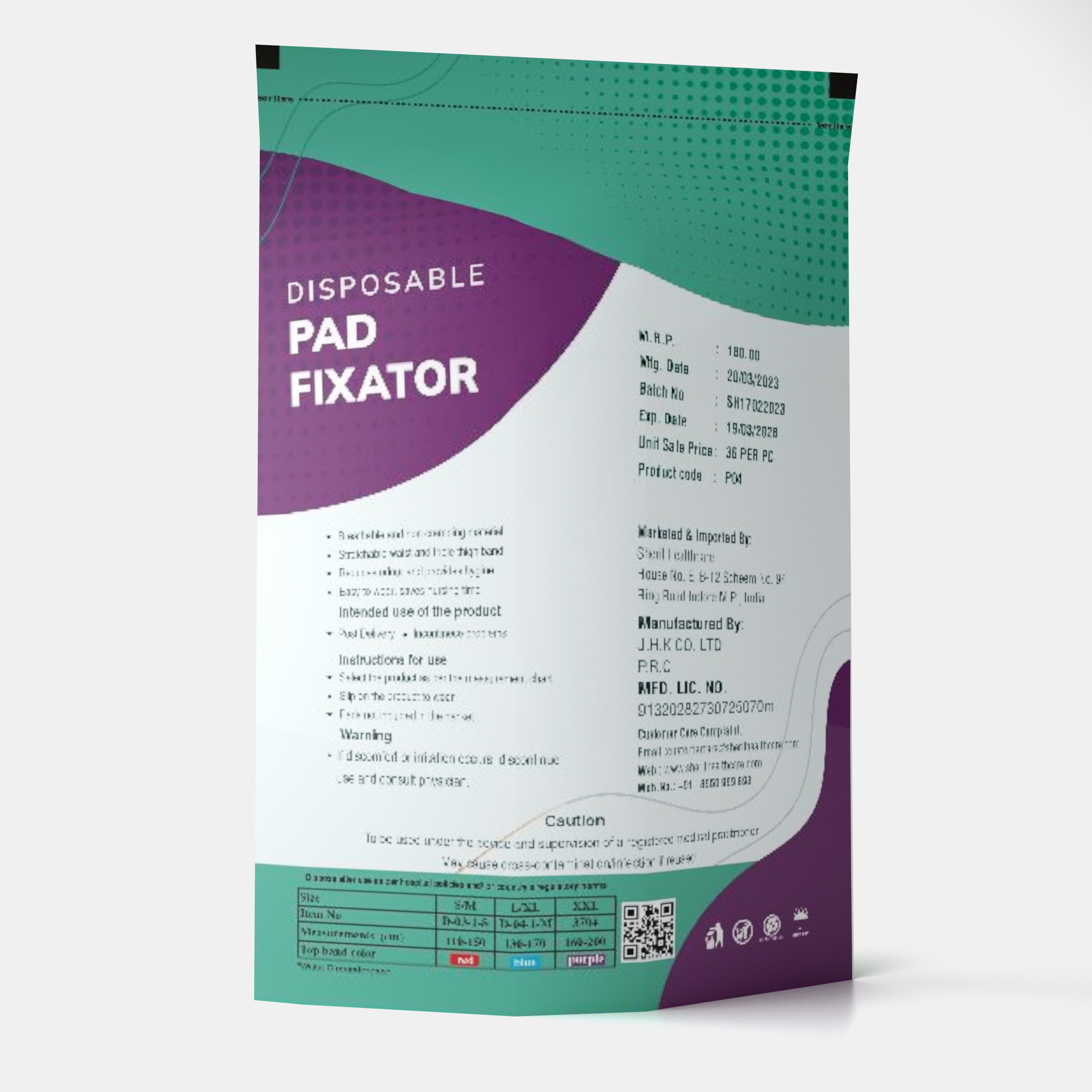 AfterBirth Fixator | For Use with Maternity Pads only