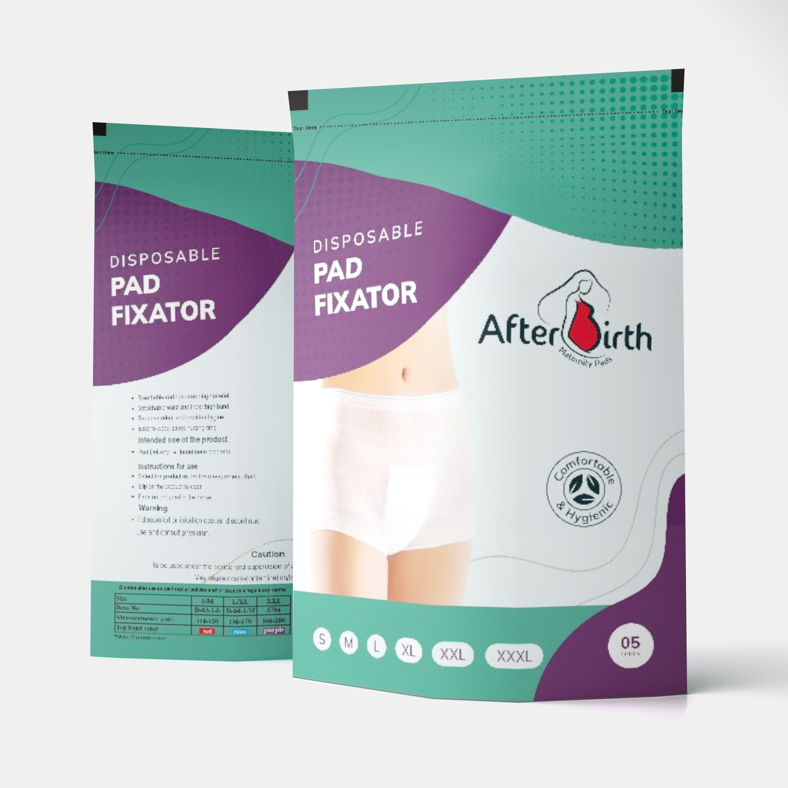 AfterBirth Fixator | For Use with Maternity Pads only