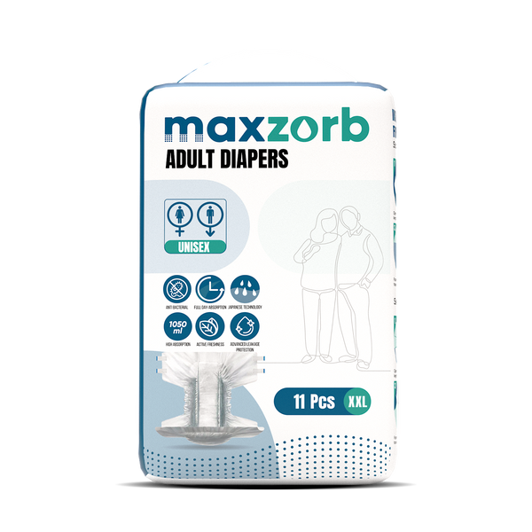 Maxzorb adult diapers size XXL – pack front view